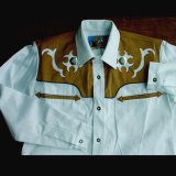 ロボライダース ウエスタンシャツ（ホワイト）/LOBO RIDER'S Western Shirt(White)
