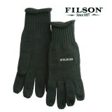 フィルソン メリノウール グローブ（フォレストグリーン）/Filson Merino Wool Gloves