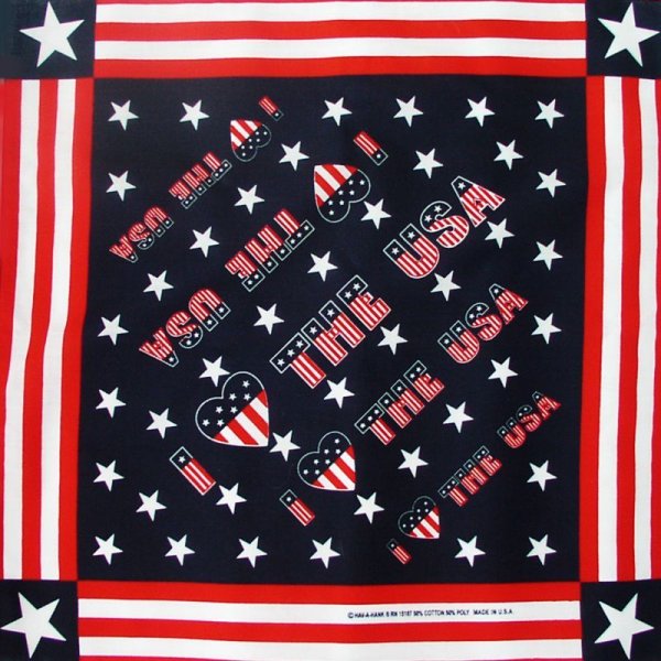 画像1: HAV-A-HANK バンダナ（I  LOVE THE U.S.A）/Bandana 