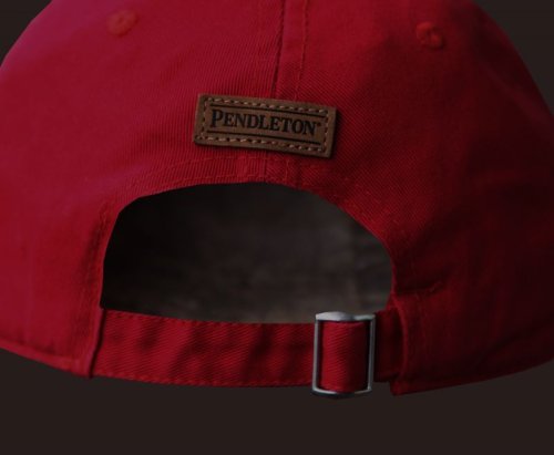 画像クリックで大きく確認できます　Click↓2: ペンドルトン 刺繍キャップ（レッド）/Pendleton Cap(Red)
