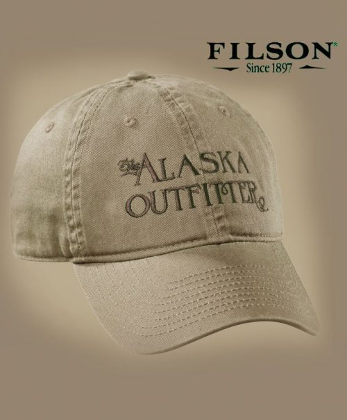 画像クリックで大きく確認できます　Click↓1: フィルソン アラスカ アウトフィッターズ キャップ（タン）/Filson Cap