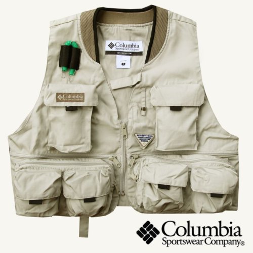 画像クリックで大きく確認できます　Click↓1: コロンビア フィッシングベスト/Columbia Fishing Vest(Fossil)