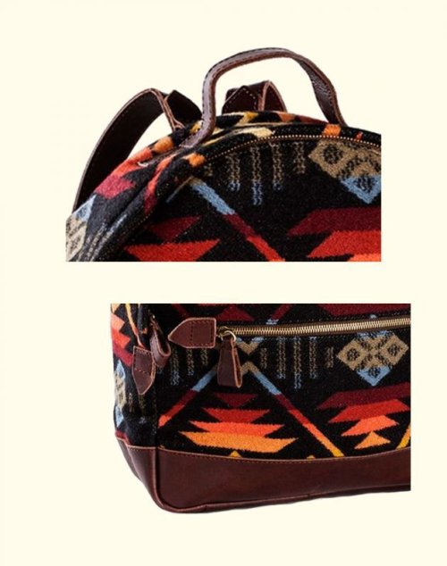 画像クリックで大きく確認できます　Click↓2: ペンドルトン バックパック（コヨーテビュート スカーレット）/Pendleton Coyote Butte Backpack(Scarlet)