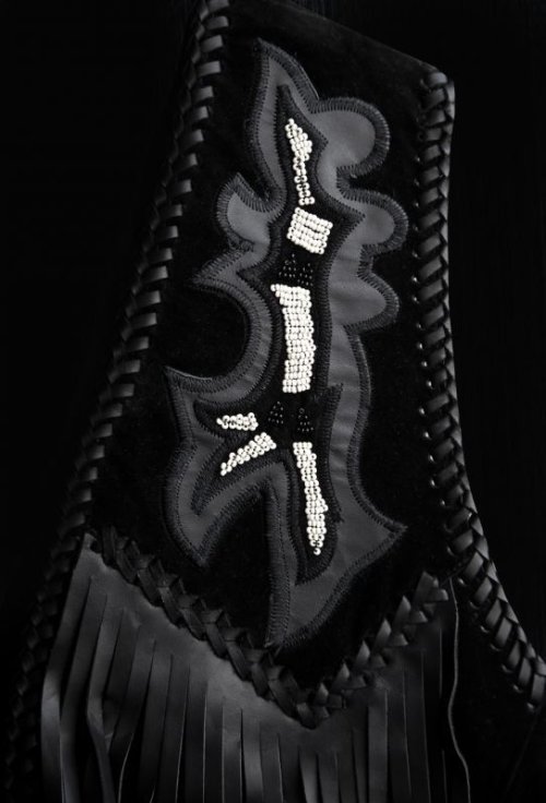 画像クリックで大きく確認できます　Click↓2: スカリー ウエスタン レザー フリンジ ベスト（ブラック）/Scully Western Leather Fringe Vest