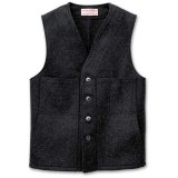 フィルソン マッキーノ ウールベスト（チャコール）/Filson Mackinaw Wool Vest Charcoal