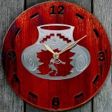 ココペリ メタルウォールクロック（壁掛け時計）/Kokopelli Metal  Art Wall Clock