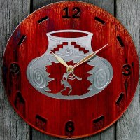 ココペリ メタルウォールクロック（壁掛け時計）/Kokopelli Metal  Art Wall Clock