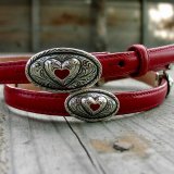 レディース ハート ベルト（レッド）/Heart Belt(Red)