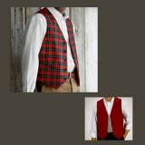 ペンドルトン リバーシブル ベスト（レッド・グリーン）/Pendleton Vest(The Lennox Tartan)