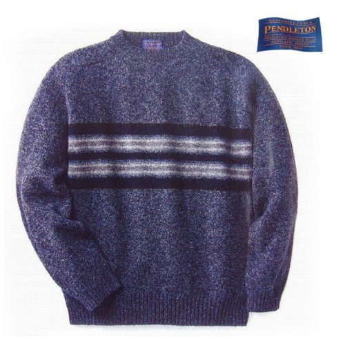 画像クリックで大きく確認できます　Click↓1: ペンドルトン ヤキマストライプ セーター/Pendleton Yakima Stripe Crew Neck Sweater