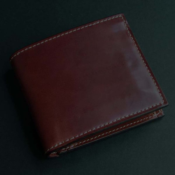 画像1: ファニー ビルフォード コードバン（ブラウン）/Funny Billfold Cordovan(Brown)