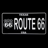 ルート66 テキサス U.S.A ライセンスプレート/License Plate
