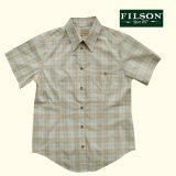 フィルソン Filson レディース 半袖シャツ（キャメルマルチ）