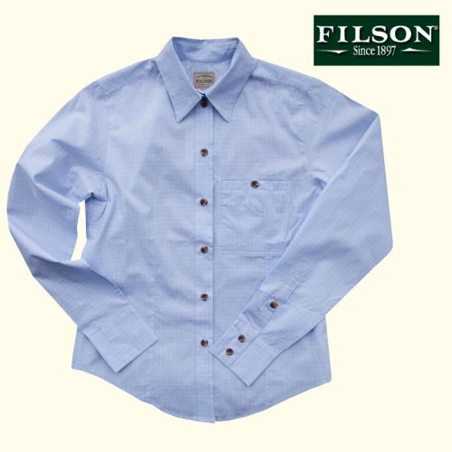 画像クリックで大きく確認できます　Click↓1: フィルソン Filson レディース 長袖シャツ（ブルーマルチ）