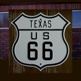 テキサスUS66ストリートサインとUSAハーレーダビッドソンバンダナ6枚セット/TEXAS　US66 Metal Sign+6Harley Davidson Bandanas