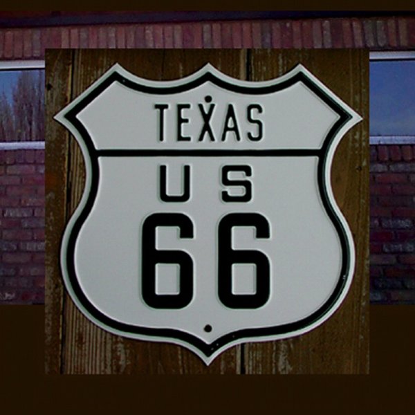画像1: テキサスUS66ストリートサインとUSAハーレーダビッドソンバンダナ6枚セット/TEXAS　US66 Metal Sign+6Harley Davidson Bandanas 