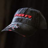 PBR プロフェッショナル ブルライダース ロデオ刺繍キャップ（ブラック）/PBR Baseball Cap(Black)