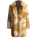 レディース レッドフォックスコート/Women's Faux Fur Coat
