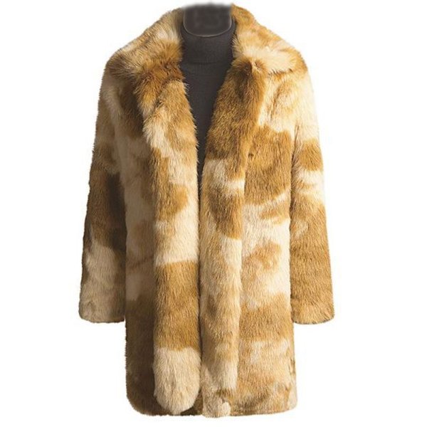 画像1: レディース レッドフォックスコート/Women's Faux Fur Coat