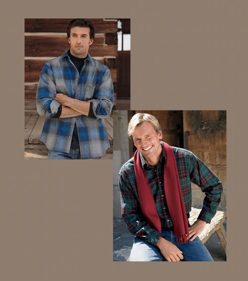 画像クリックで大きく確認できます　Click↓3: ペンドルトン ウールシャツ ロッジシャツ ロブロイレッドプラッド/Pendleton Lodge Shirt