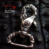 ファニー キーホルダー レバースナップ SLOW Scroll（925・スターリングシルバー）/Funny Scroll Lever Snap