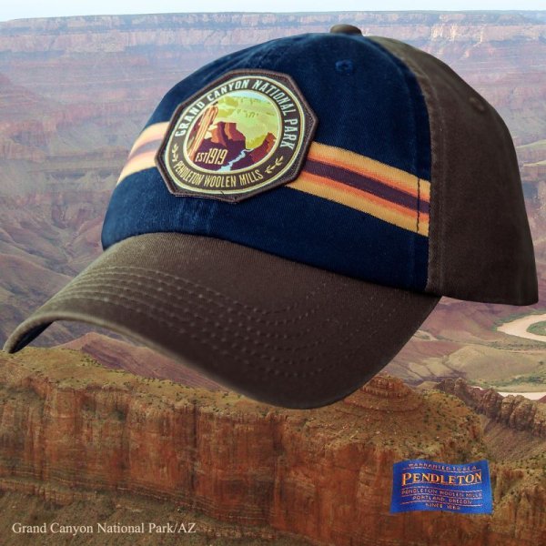 画像1: ペンドルトン ナショナルパーク 国立公園 キャップ（グランドキャニオン）/Pendleton National Park Cap(Navy Grand Canyon)