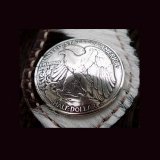 イーグル・50￠リバティウォーキングコインコンチョ（リバース）/50Cent LIBERTY WALKING COIN CONCHO(Reverse/Eagle)・31mm