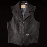 パンハンドルスリム パウダーリバー ウールベスト（ブラウン）M/Panhandle Slim Wool Vest(Brown)