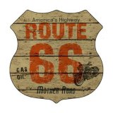 ルート66 ヴィンテージ ハイウエイ メタルサイン/Metal Sign Route 66