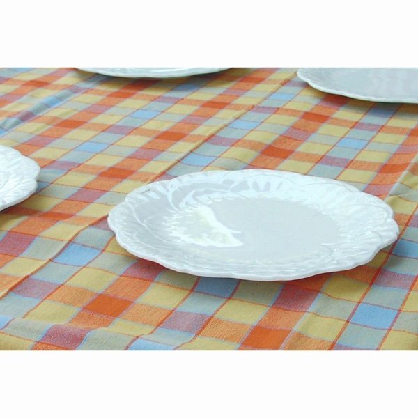 画像1: テーブルクロス/Pure CottonTablecloth 60×84”Oval