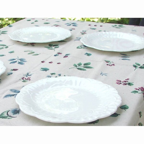 画像1: テーブルクロス Leaf/Fine Fabric Tabletop Fashions 52”×70”Oblong