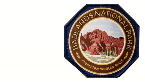 画像クリックで大きく確認できます　Click↓2: ペンドルトン ナショナルパーク 国立公園 キャップ（バッドランズ）/Pendleton National Park Cap(Navy Tan Badlands)
