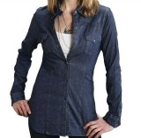 ステットソン ウエスタン デニムシャツ（長袖）XS/Stetson Long Sleeve Western Denim Shirt(Women's)