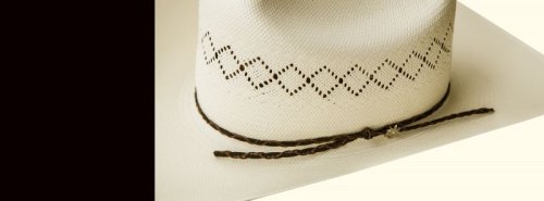 画像クリックで大きく確認できます　Click↓2: ベイリー ストロー カウガール ハット 20X（アイボリー）56cm/Straw Hat(Ivory)