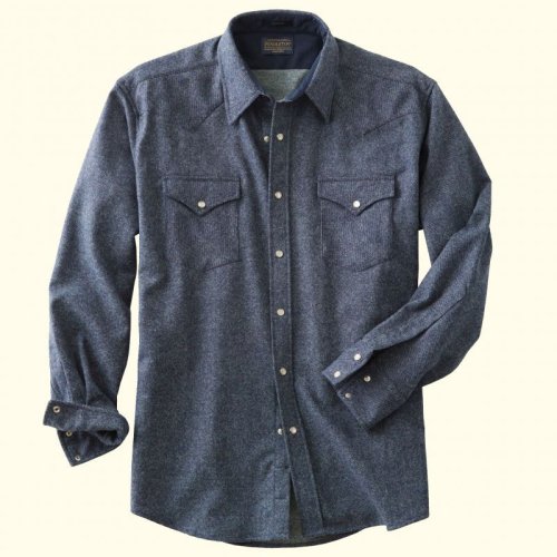 画像クリックで大きく確認できます　Click↓3: ペンドルトン ウエスタンシャツ（ターコイズオンブレ）M/Pendleton Western Shirt
