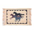 エルパソサドルブランケット ウエスタンランチョンマット（3ホース）/Place Mat