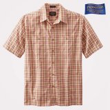 ペンドルトン 半袖 シャツ タン・マルーンS/Pendleton Shortsleeve Santiam Shirt