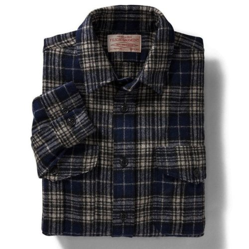 画像クリックで大きく確認できます　Click↓2: フィルソン ノースウエスト ウールシャツ（ダークブループラッド）/Filson Northwest Wool Shirt