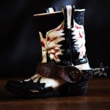 ウエスタンブーツ型 ペンホルダー（ブラック）/Western Boot Pen Holder