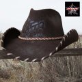 PBR プロフェッショナル ブルライダース ウール カウボーイ ハット（ブラウン）/PBR Cowboy Hat(Brown)