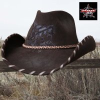 PBR プロフェッショナル ブルライダース ウール カウボーイ ハット（ブラウン）/PBR Cowboy Hat(Brown)