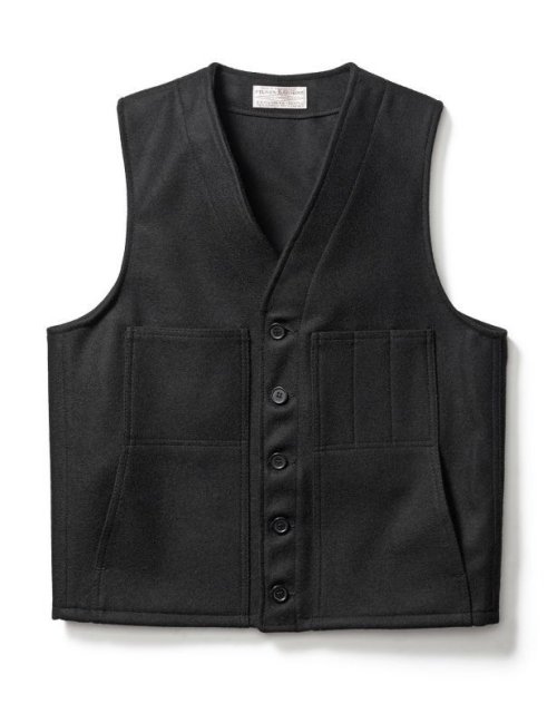 画像クリックで大きく確認できます　Click↓1: フィルソン マッキーノ ウールベスト（ブラック）38/Filson Mackinaw Wool Vest(Black)