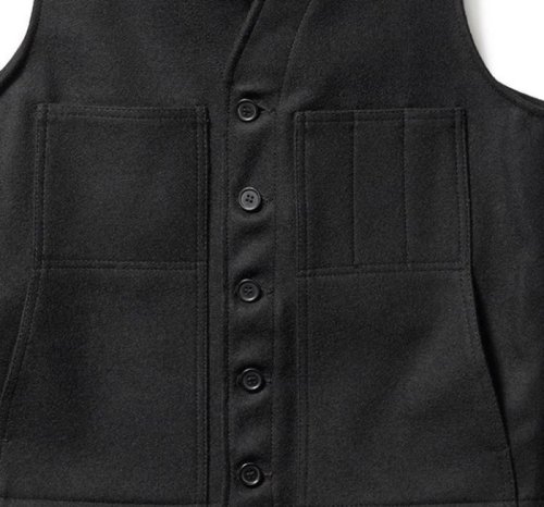 画像クリックで大きく確認できます　Click↓2: フィルソン マッキーノ ウールベスト（ブラック）38/Filson Mackinaw Wool Vest(Black)