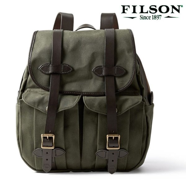 画像1: フィルソン リュックサック（オッターグリーン）/Filson Rucksack