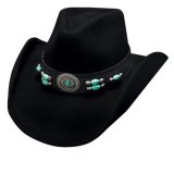 ブルハイド ウール ウエスタンハット ジュエル オブ ザ ウエスト（ブラック）/Bullhide Western Hat(Jewel of The West/Black)