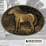 モンタナシルバースミス ベルト バックル スタンディングホース/Montana Silversmiths Belt Buckle