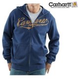 カーハート Carhartt ロゴ スエットパーカ（ネイビー）M/Carhartt Hooded Sweatshirt