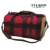 フィルソン マッキーノ スモールダッフル（レッド×ブラック）/Filson Mackinaw Small Duffle Bag(Red×Black)