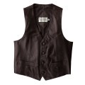 コンチネンタル レザー ウエスタン レザーベスト（エスプレッソ）/Continental Leather Fashions Western Leather Vest(Espresso)