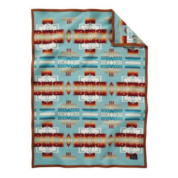 画像1: ペンドルトン チーフジョセフ ムチャチョ ブランケット（アクア）/Pendleton Chief Joseph Muchacho Blanket(Aqua)